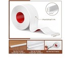 2 Rolls White Caulking Sealant Strip Self Adhesive Waterproof Caulk Tape