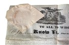Antique 1836 Land Patent Indenture Straban Township Adams County Pennsylvania Pa