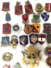 Military Lot 85  Dui Insignia Hat Pins Rank Army Navy Usaf Vintage Junk Drawer