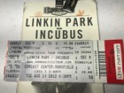 Linkin Park   Incubus Ticket  Booklet And Honda Civic Lanyard 2012
