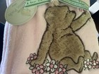 Classic Pooh Disney Target Fleece Baby Blanket Winnie The Pooh Embroidered Nwt