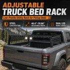 1000lbs Adjustable Pickup Truck Bed Cargo Rack For Tundra gladiator tacoma titan