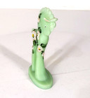 Vtg Jadeite Mosser Satin Glass Pony Figurine Signed By Goldie