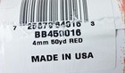Bonnie Braid Braided Craft Cord Red 50 Yards 4 Mm Sealed Small Roll Lot Of 2