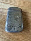 Vintage Match Stamp Safe Case Striker On Bottom Advertising Yankton South Dakota