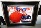 Dale Earnhardt   Dale Jr Dual Autographed Signed Racing Reflections Photo Coa