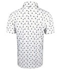 New Mens  60 Etonic Golf Cartin Around All Over Print Polo White Blue Black Xxxl