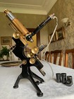 Vintage Watson Edinburgh H No 2 Reflected Light Metallurgical Microscope - C1936