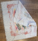 Rare Vintage Hershey Park Amusement Park Pennsylvania Souvenir Scarf 29 X 29