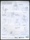 Disney Villains Usps 20 Stamp Sheet Mnh  scott   5213-5222 