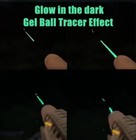 7mm-8mm Glow In The Dark Gel Blaster Ammo gel Balls Refill Gel Blaster