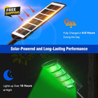 Hog Lights For Night Hunting  12000lm Solar Green Hunting Light With Remote