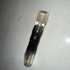 Heavy Glass Tobacco Pipe Deep Bowl Black Mamba  3    Premium Chillium Free Ship     