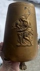 Antique Guilt Bronze Spill Vase Urn Victorian Art Nouveau 19th Century Read
