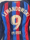 Nike Fc Barcelona 2022 23 Home Jersey Size M- Rare Player Issue -  9 Lewandowski