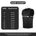 Men s Soa Collarless Leather Vest Motorcycle Biker Club Concealed Carry Outlaws