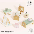 - Sugarplum Wooden Bedroom Set   Dolls House Accessories Play Set For Dolls Hous