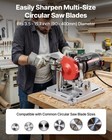 Vevor Circular Saw Blade Sharpener 140w 3800 Rpm Fits 3 5  To 15 7   Saw Blades