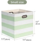 Cube Storage Organizer  Striped Container Basket