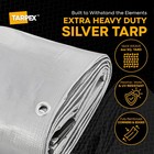 Tarpex - 12 Mil Silver Extra Heavy Duty Poly Tarp