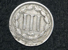 1869 Three Cent Nickel 3c    Very Fine Details   Bargain   Free Shipping