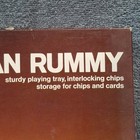 Vintage Michigan Rummy 1974 Poker Card Chip Game Tray Board Game Milton Bradley