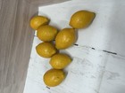 Realistic Artificial Faux Fake Food Display Replica Props Fruit 7 Yellow Lemons