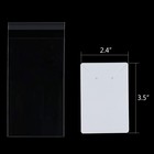 120 Pieces Earring Necklace Display Cards Jewelry Holder Cards Paper Tags With 1