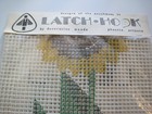 Vintage Southwest Latch Hook Pattern Sunflower Wall Hanging 7   x44    No Yarn