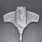 Vintage Pewter Corkscrew Viking Design From Norway Konge-tinn 1970 s