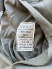 1946 Vtg Post Wwii Us Army Od-7 Field Overcoat Trench Liner Small Short 1940s