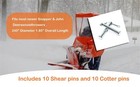 Replacement Snowthrowers Simplicity Or Snapper Shear Pins For 703063  1668344