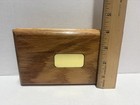 Beard Care Grooming Hair Kit Comb Brush Scissorts Natural Wood Box Vintage