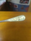 Antique Sterling Silver  Wallace Brite Cut Engraved 1923 Souvenir Spoon Teaspoon