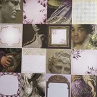  french Lavender  12x12 Cardstock Paper Pad 58 Sheet recollections   gold  Foil 