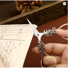 Vintage European Sewing Scissors Set With Needle Case   Craft Tools