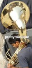 Sousaphone 22 bell Size Pure Brass Metal In Gold Polish  Mouthpc case  free Ship