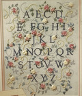1995 Bucilla Alphabet Sampler Silk Ribbon Embroidery  41027 New 9 x12 