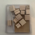 Stampin  Up Stamps Family Accessories Set Of 12 Mounted Rubber Wood Stamps