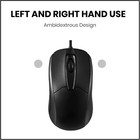 3pcs Usb 2 0 Optical Wired Scroll Wheel Mouse Pc Laptop Notebook Desktop Black