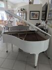 White Yamaha Gh1 Baby Grand Piano  Local P u Or Delivery  Priced To Sell 