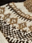 Vintage Scandinavian Icelandic Lopi Heavy Chunky Wool Knit Sweater 42 M Excellen