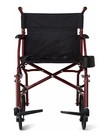 Medline Ultra Lightweight Transport Wheelchair For Adults Foldable  19    Seat new