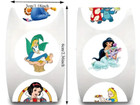    super Sale     Roll Of 500 Disney Stickers Mickey Lilo Stitch Snow White Pooh Etc