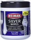 Weiman Jewelry Polish Cleaner  Tarnish Remover Wipes For Silver   Gold 20 Count