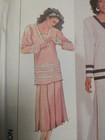 Dress Skirt Top Tunic 14 Simplicity 7883 Sewing Pattern Uc Vtg Modest V Neck