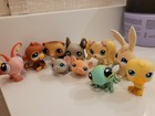 Littlest Pet Shop Figure Lot Of 10 Mixed Assorted