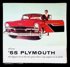 Collection Of 12 Plymouth Automobile Brochures From 1954-1960