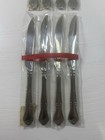Reed   Barton Heritage Mint Rose Queen Rb65 Steak Knives Set Of 8 Nos Sealed