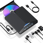 7-in-1 Slim External Cd Dvd Drive Usb 3 0 Reader Writer Burner Player For Laptop